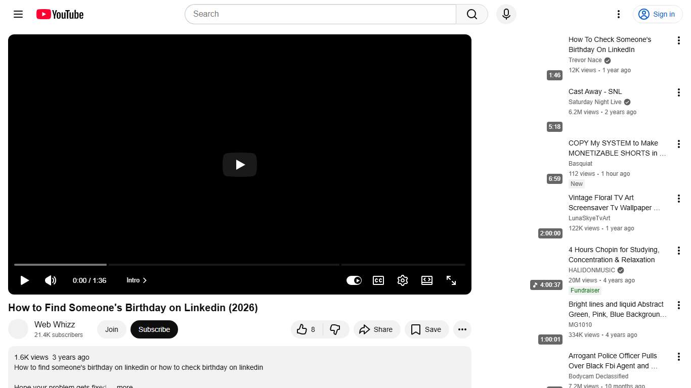 How to Find Someone's Birthday on Linkedin (2026) - YouTube